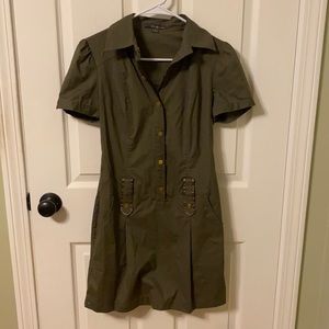 Forever 21 army green dress